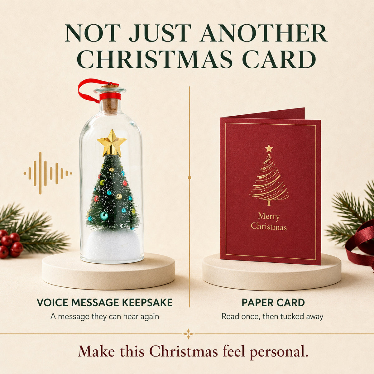 Record a Message Christmas Tree
