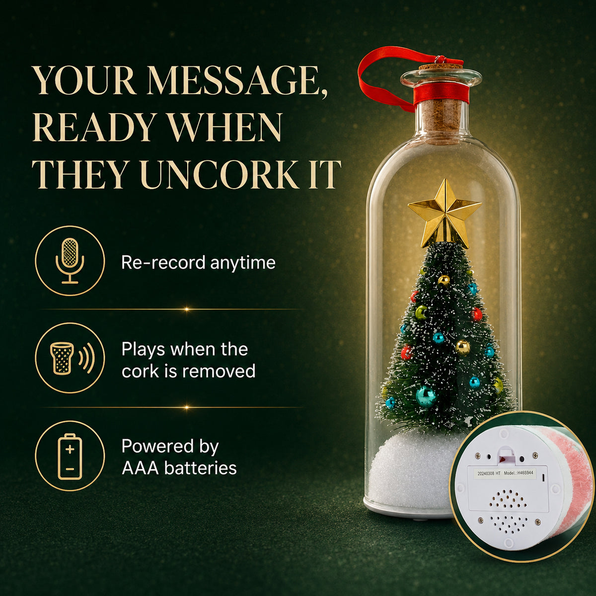 Record a Message Christmas Tree